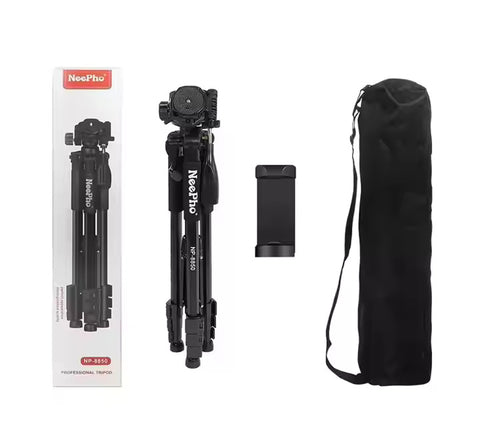 Neepho 8850Camera Tripod With Carry Bag, Lightweight Travel Aluminum Professional Photo Tripod Stand for DSLR Camera