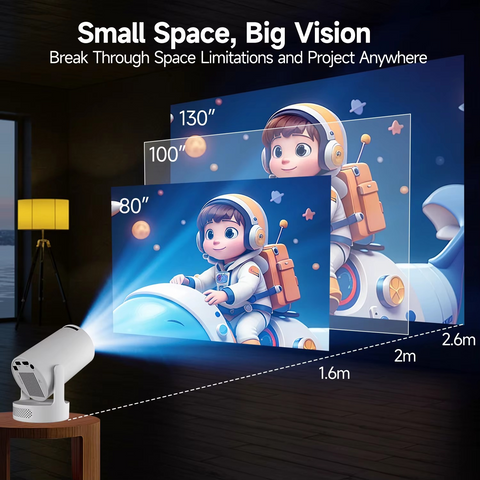 Magcubic HY300 Pro+ Smart Android 14 Mini Projector for Home Cinema | Best price in Pakistan