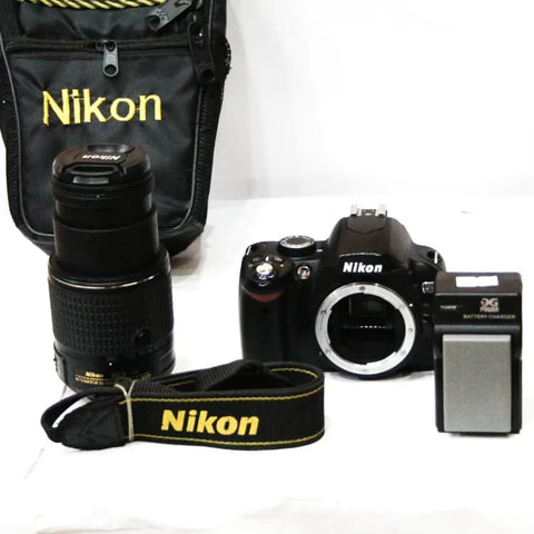 Nikon D60 DSLR Camera with Nikon 55-200 mm Zooming Lens - With Accessories