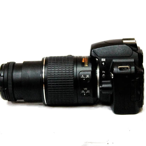 Nikon D60 DSLR Camera with Nikon 55-200 mm Zooming Lens - With Accessories
