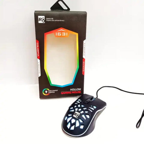 RGB R8 Gaming Mouse, Wired Optical Mouse for Gaming , R8 Gaming PC Mouse