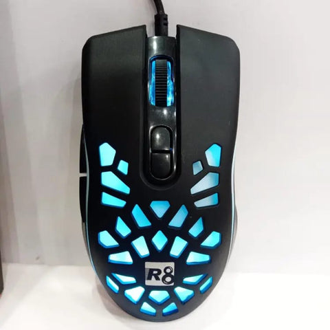 RGB R8 Gaming Mouse, Wired Optical Mouse for Gaming , R8 Gaming PC Mouse