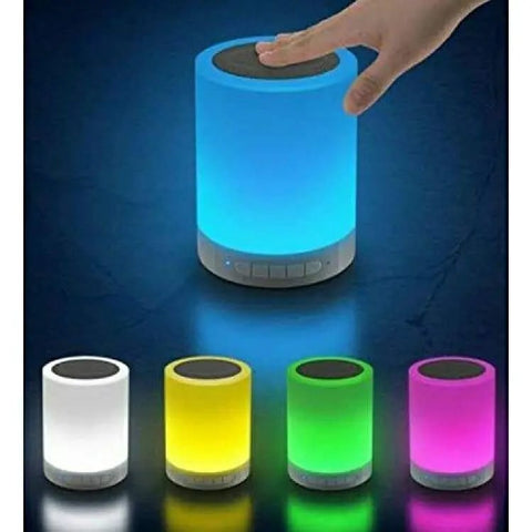 Touch Lamp Portable Bluethooth Speaker - White