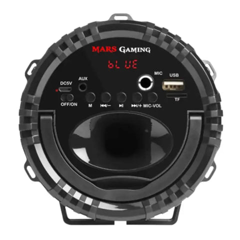 Mars Gaming MSB0, wireless speaker, portable Bluetooth, Micro SD, RGB Flow 10W, FM Radio + Karaoke mode, USB & Jack