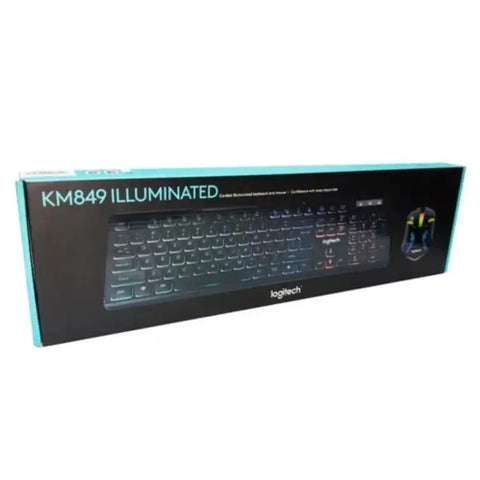 Logitech KM849 ILLUMINATED Wired Keyboard & Mouse Combo