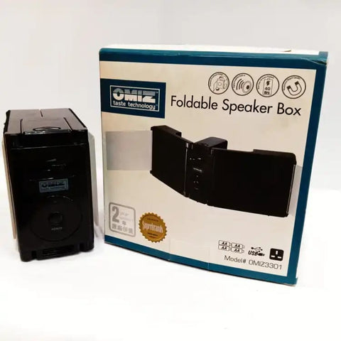 OMIZ Taste Technology Foldable Speaker Box - Model # 0MIZ3301