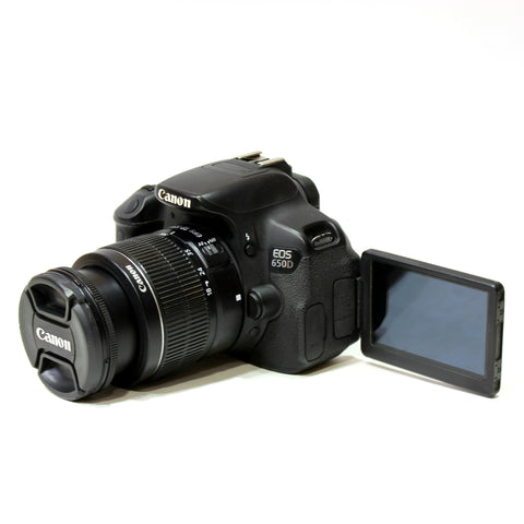 Canon 650D Touchscreen DSLR Camera For HD Video Recording & Photography
