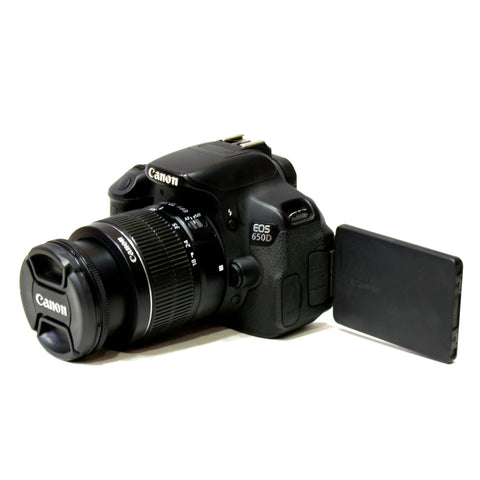 Canon 650D Touchscreen DSLR Camera For HD Video Recording & Photography